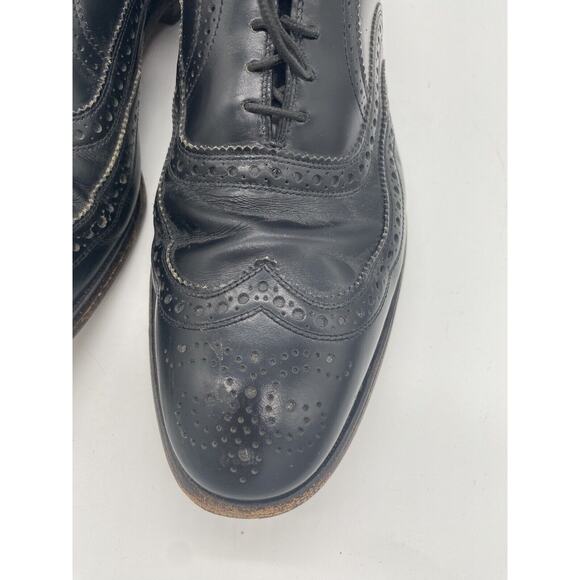 Allen Edmonds McAllister‎ Wingtip Oxford Black Leather Mens Dress Shoes 10.5 C main image 12